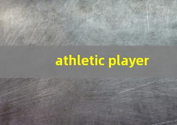 athletic player